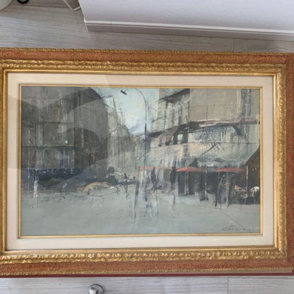 Jean-Claude Chesnay (French) Signed Original Painting Oil On Canvas Framed Paris