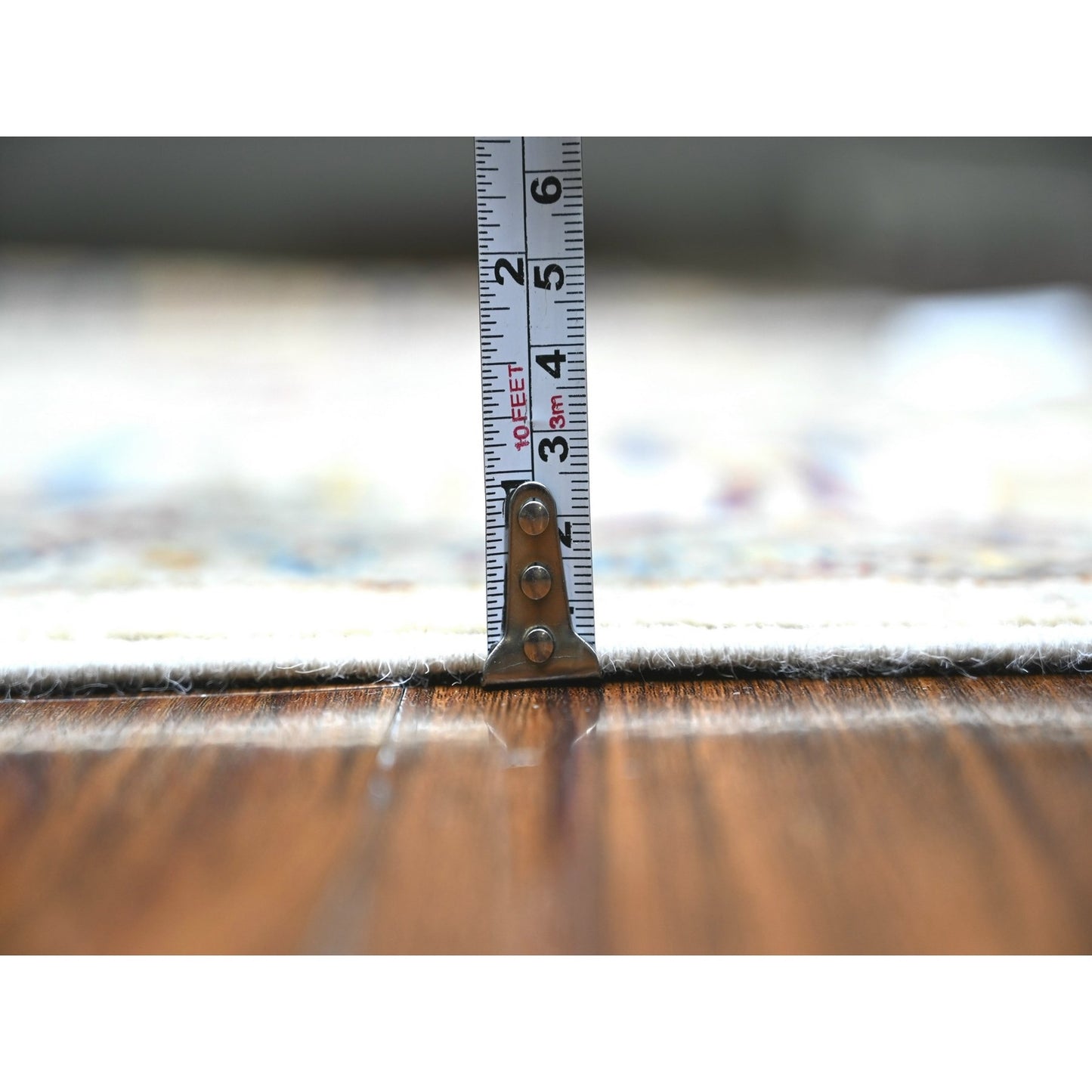 3'1"X5' Gray Aryana Natural Dyes Pure Wool Hand Knotted Oriental Rug