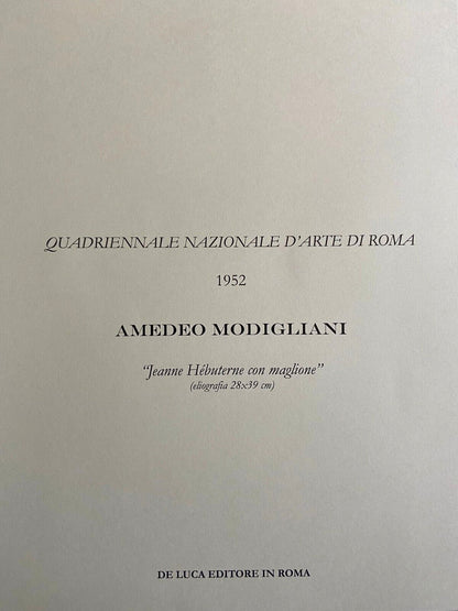 Amedeo Modigliani Lithograph Coa 1952 Museum Signed - Edvard Munch