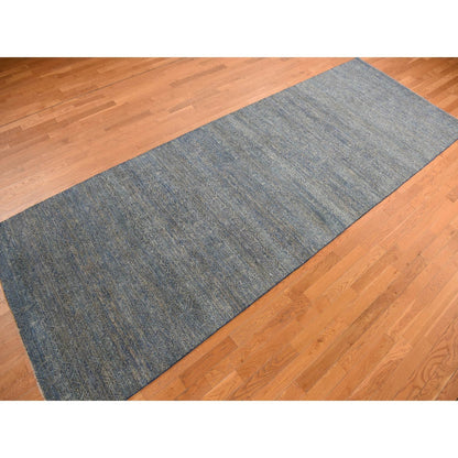 5'X14' Blue Kohinoor Collection 100% Wool Hand Knotted Gallery Size Rug