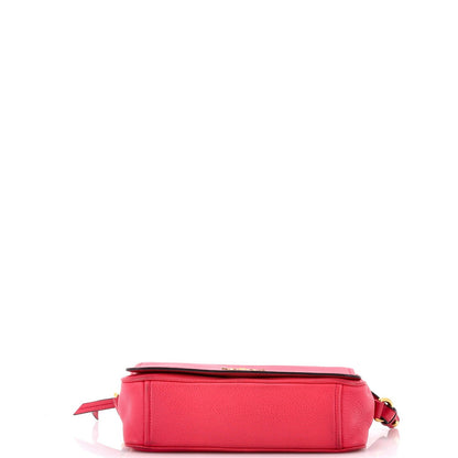 Prada Flap Zip Crossbody Bag Vitello Phenix Small