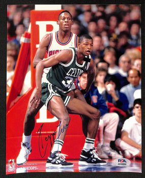 Reggie Lewis Signed/Autographed 8X10 Photo Boston