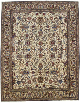 10X13 ft Rare Handmade Wool Oriental Rug Vintage