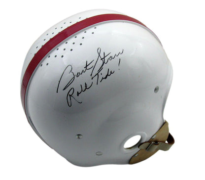 Bart Starr Alabama Signed/Insc Full Size Rk