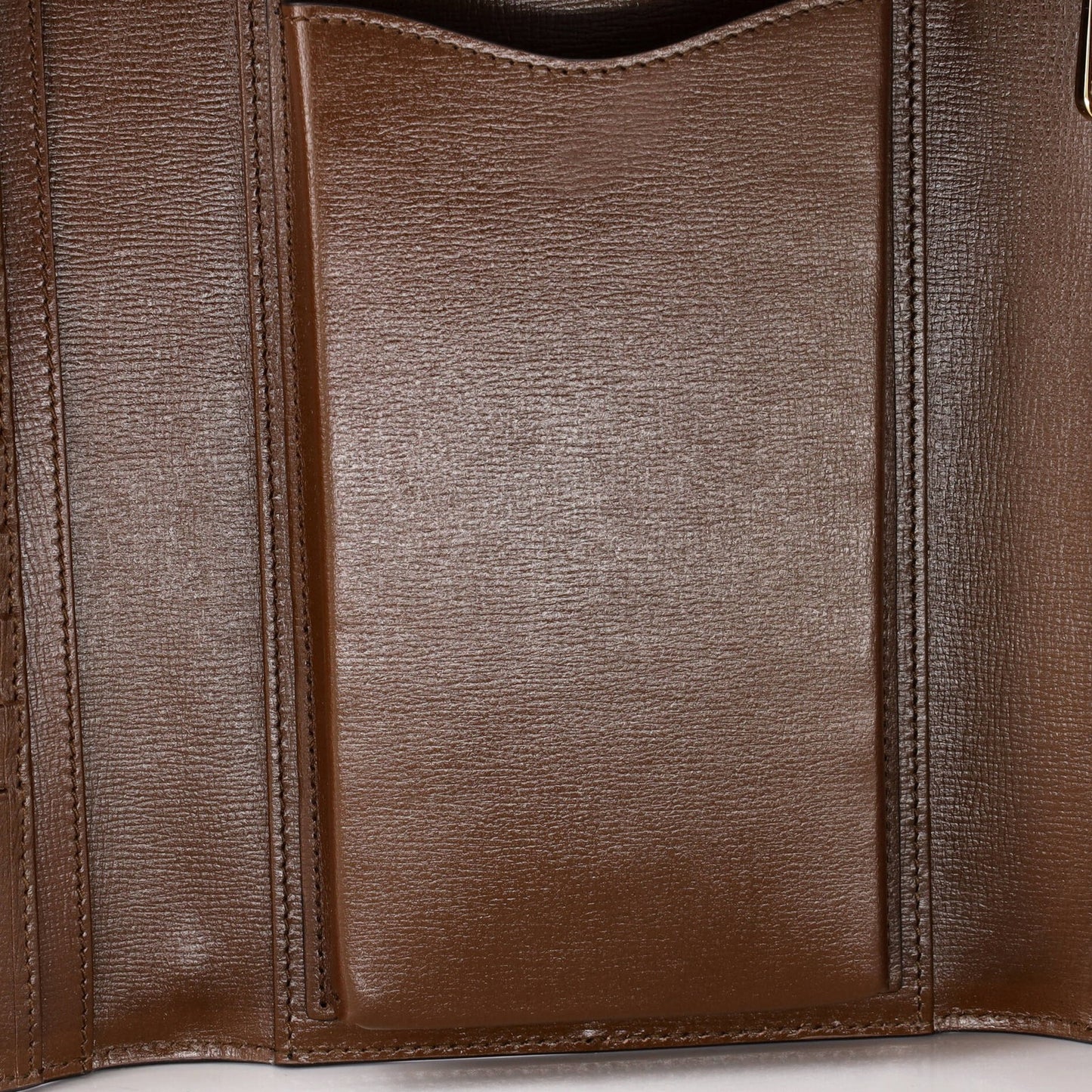 Gucci Interlocking G Patch Top Handle Convertible Wallet Gg Coated Canvas