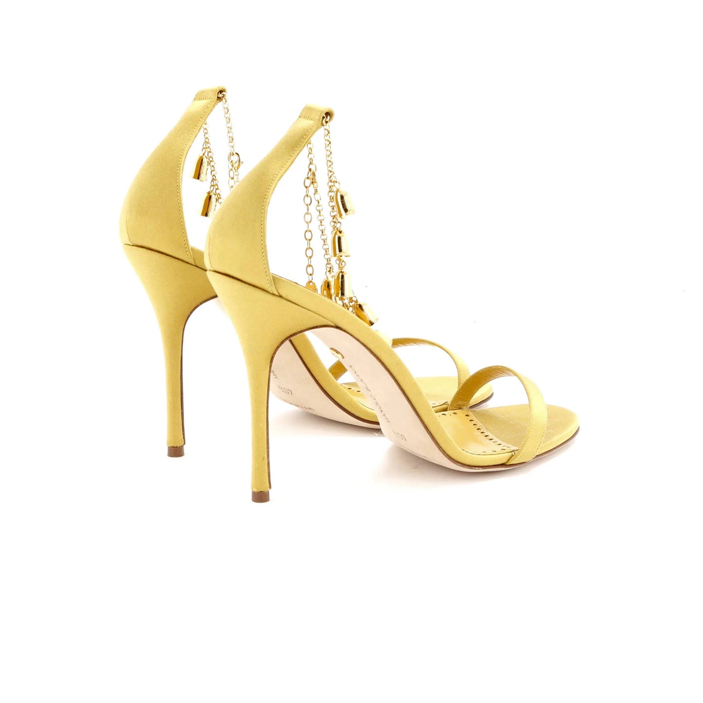 Manolo Blahnik Women'S Campanilla Heeled Sandals Satin 105