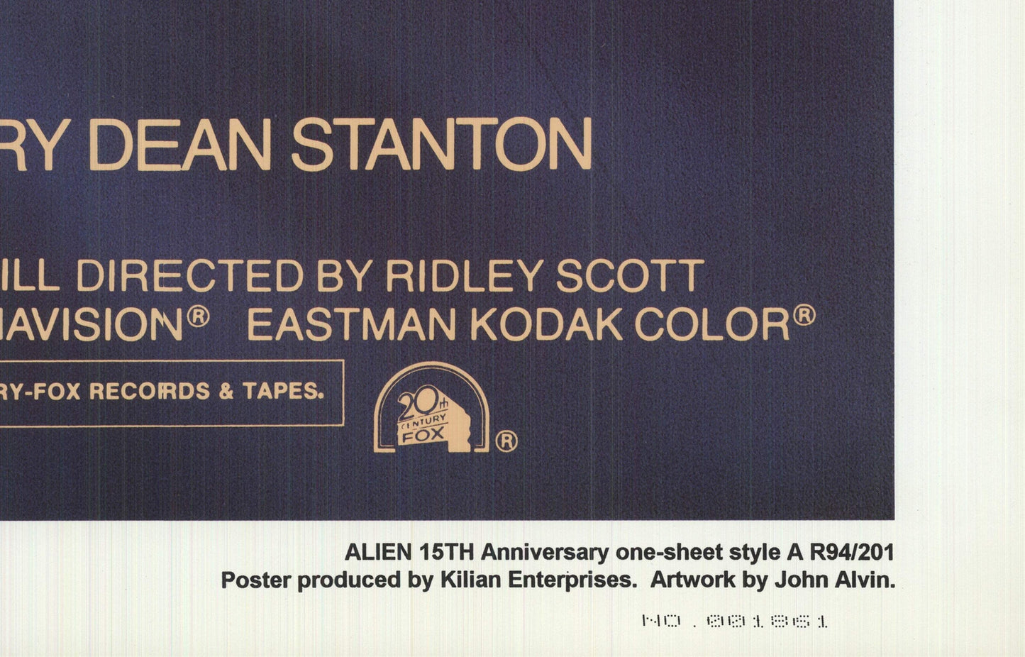 John Alvin Alien " Offset Lithograph