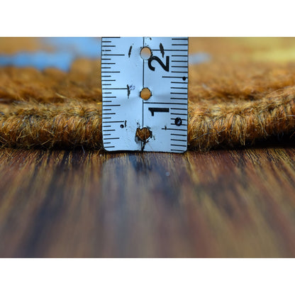 4'3"X6' Tribal Design Hand Made Pure Wool Colorful Afghan Village Rug