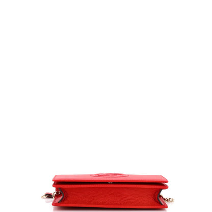 Gucci Soho Wallet On Chain (Outlet) Leather