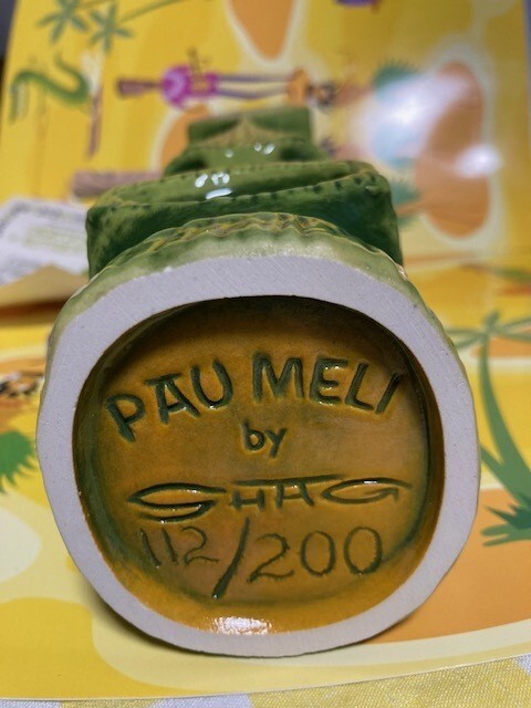 New! Pau Meli By Shag 2021 Tiki Mug Limited To 200 Max'S South Seas Hideaway Coa