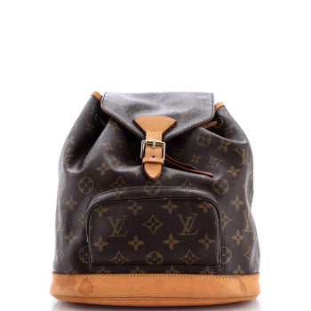 Louis Vuitton Vintage Montsouris Backpack Monogram Canvas Pm
