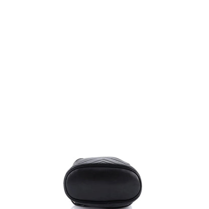 Gucci Gg Marmont Drawstring Backpack Matelasse Leather Mini