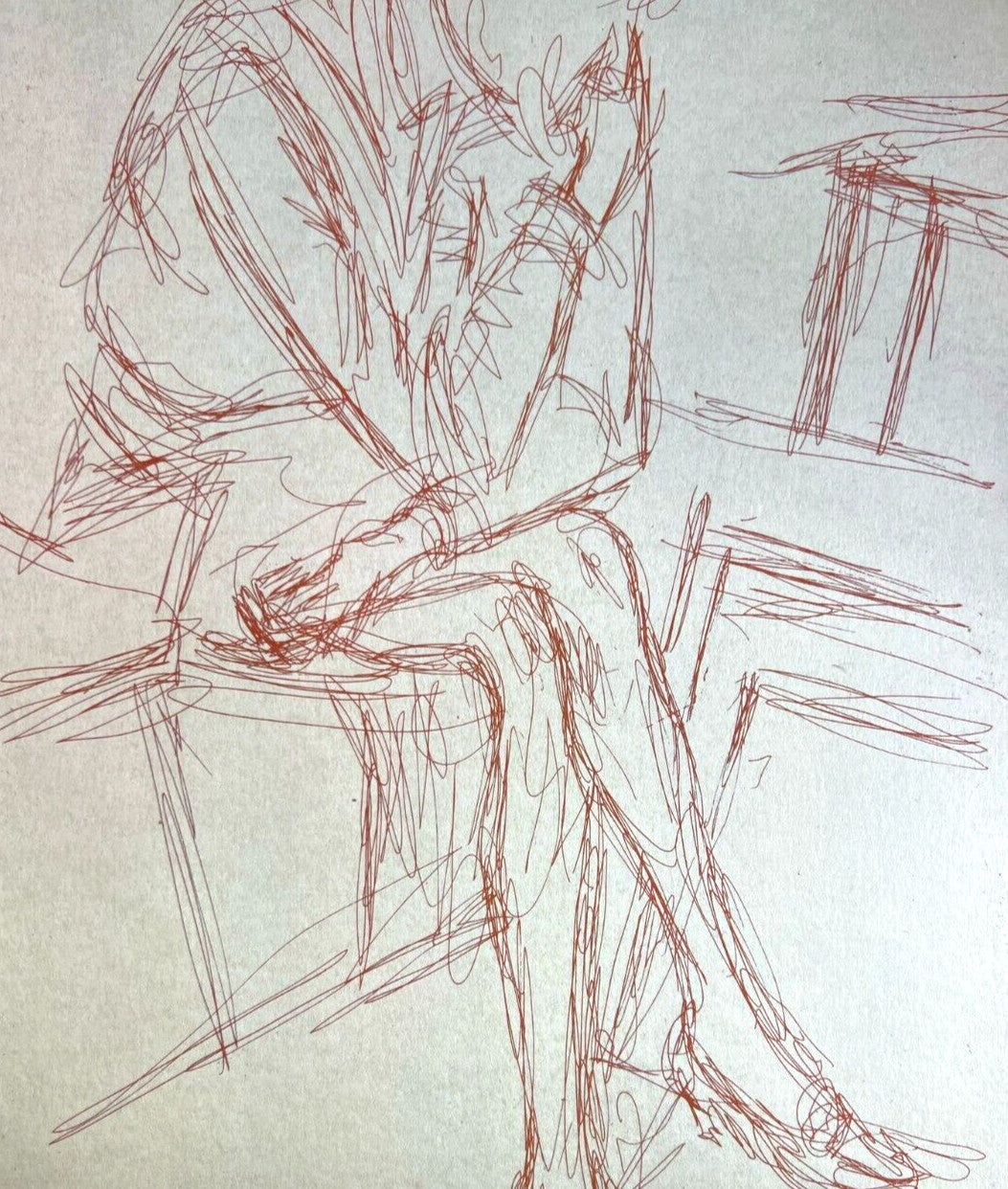 Alberto Giacometti Lithograph ( Coa Signed In Pen) Numbered By Hand