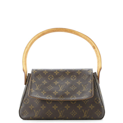 Louis Vuitton Looping Handbag Monogram Canvas Mini