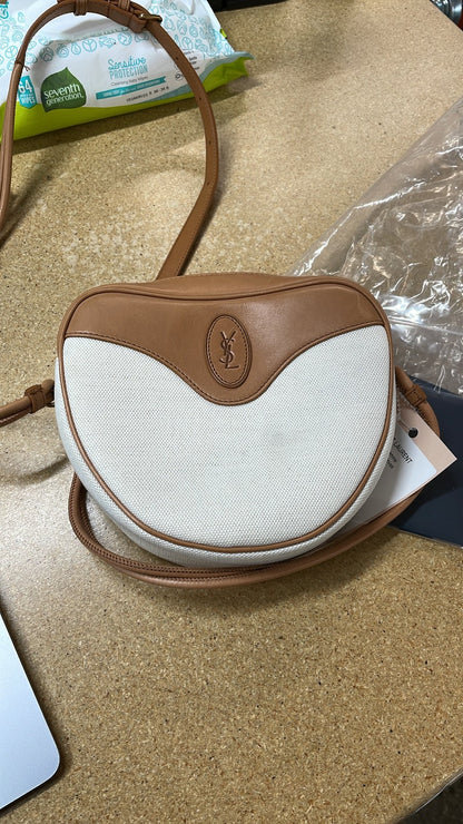 Saint Laurent Le Monogramme Coeur Bag Canvas And Leather