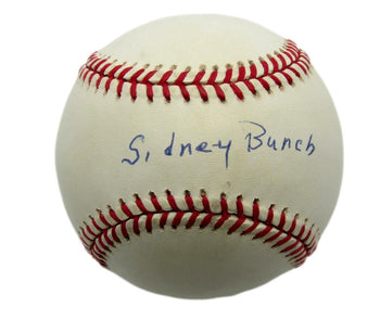 Sidney Bunch Signed Onl Baseball Negro League