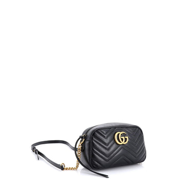 Gucci Gg Marmont Shoulder Bag Matelasse Leather Small