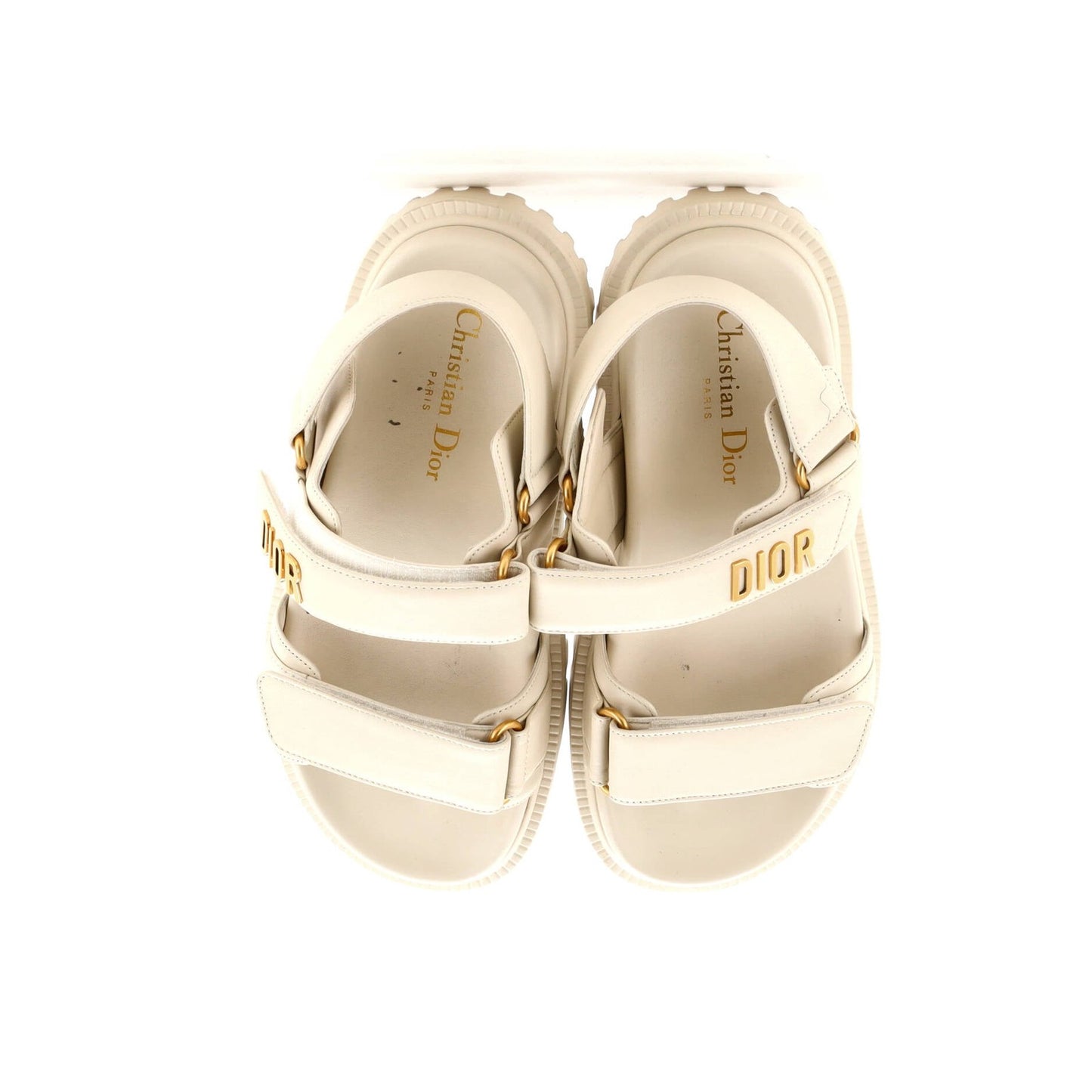 Christian Dior Women'S Dioract Slide Sandals Leather