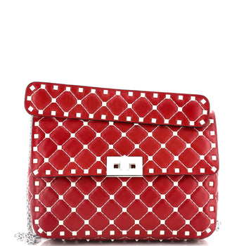 Valentino Garavani Free Rockstud Spike Flap Bag Quilted Leather Medium