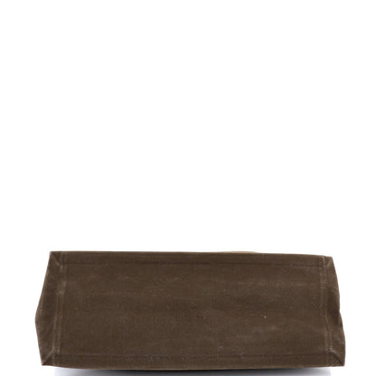 Saint Laurent Rive Gauche Shopper Tote Canvas Large