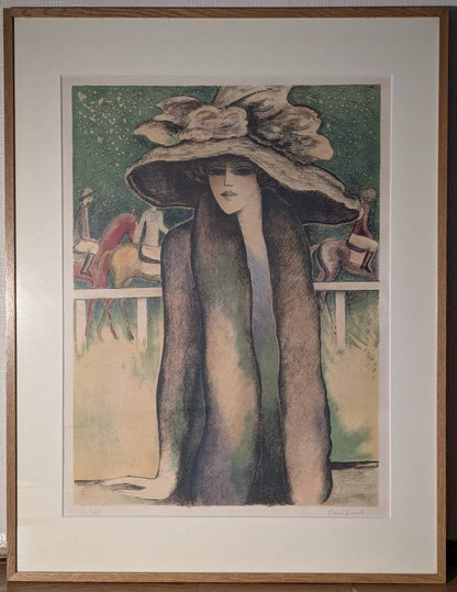 Forest Rider Lithograph Authentic Jean Pierre French Modern Art