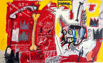 Jean-Michel-Basquiat, Coa Lithograph Signed Numbered In Pencil