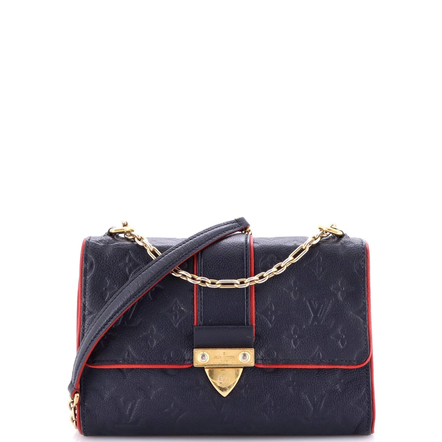 Louis Vuitton Saint Sulpice Handbag Monogram Empreinte Leather Pm