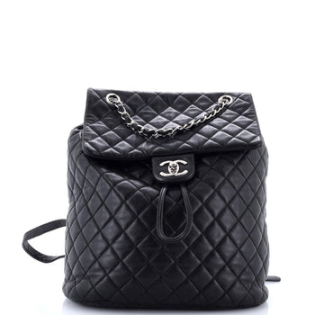 Chanel Urban Spirit Backpack Quilted Lambskin Large