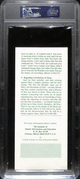 Muhammad Ali Signed/Autographed 8.5X3.5 Islamic Pamphlet Slab Psa/Dna 193452