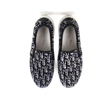Christian Dior Women'S Solar Slip-On Sneakers Oblique Velvet