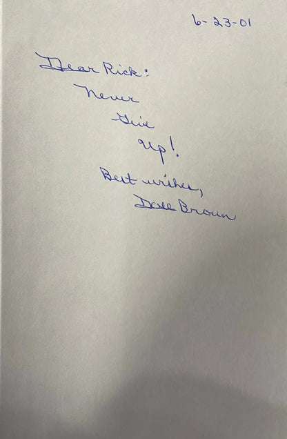 Dale Brown Autographed Tiger In A Lion'S Den Book