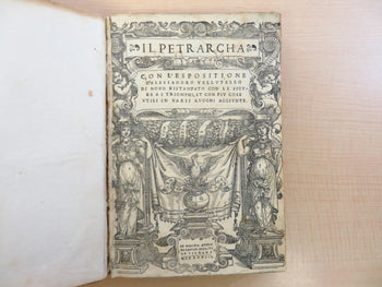 Francesco Petrarca 1547 First Edition ?Il