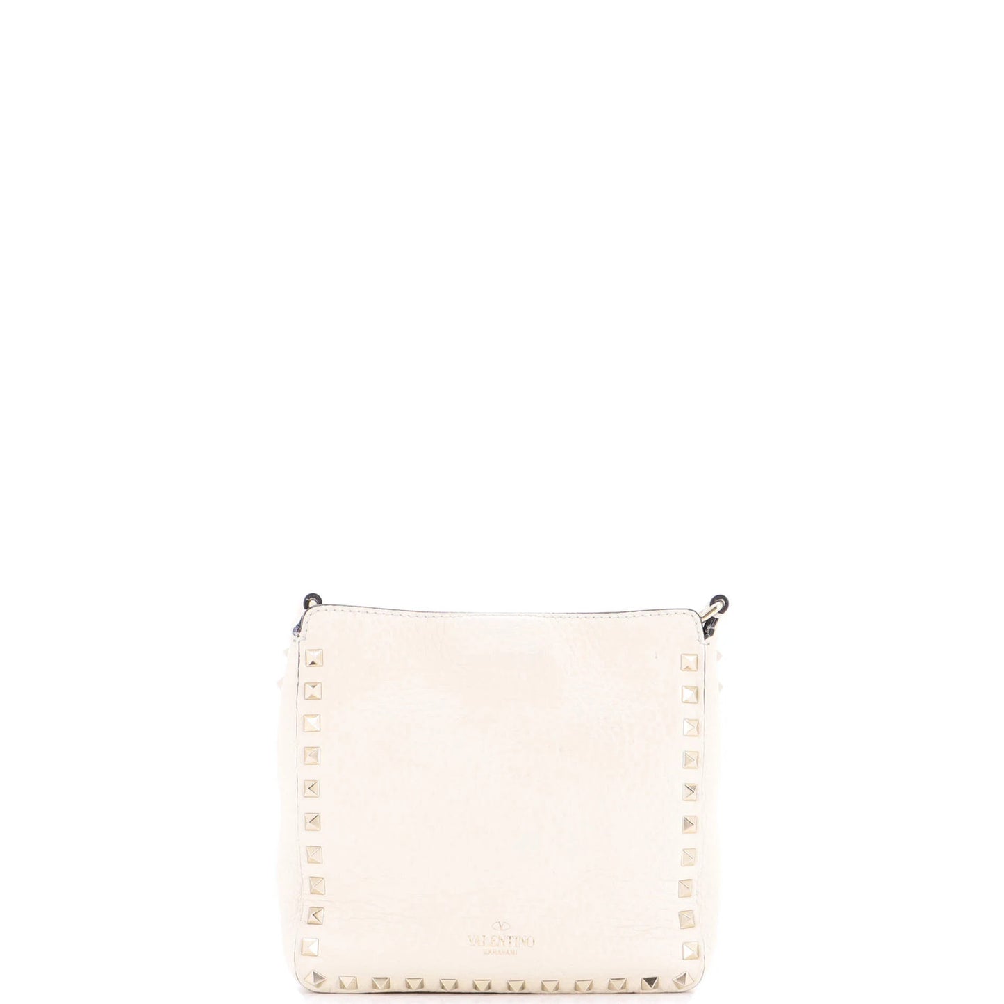 Valentino Garavani Rockstud Flip Lock Messenger Bag Leather Mini