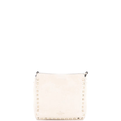 Valentino Garavani Rockstud Flip Lock Messenger Bag Leather Mini