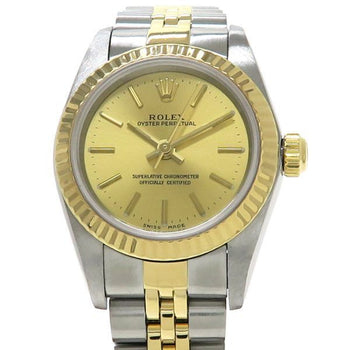 Rolex Oyster Perpetual 76193 Case: 24Mm Band: 16Cm Ladies Used Watch #11010