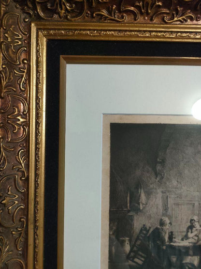 Ferdinand Schmutzer Signed Original Etching -Die