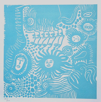 Yayoi Kusama Lithograph Coa Numbered Limited -Mori Art Museum