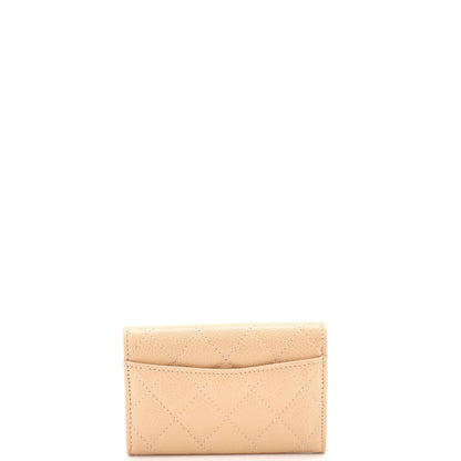 Chanel Classic Flap Card Holder Quilted Caviar