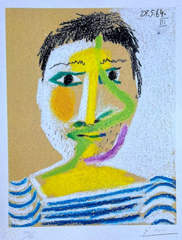 Pablo Picasso Lithograph Coa Signed Op Numbered By Hand Collection