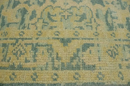 Muted Colors Transitional Floral Oriental Rug
