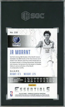 Ja Morant 2019-20 Panini Chronicles Essentials