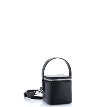 Salvatore Ferragamo Gancicni Top Handle Vanity Case Leather Micro