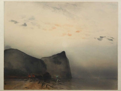 Kaiko Moti San Antonio Signed Color Etching Ltd 75 Atelier 17 Paris Landscape