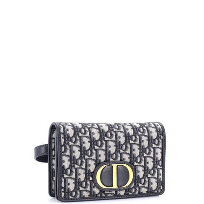 Christian Dior 30 Montaigne 2-In-1 Pouch Oblique Canvas