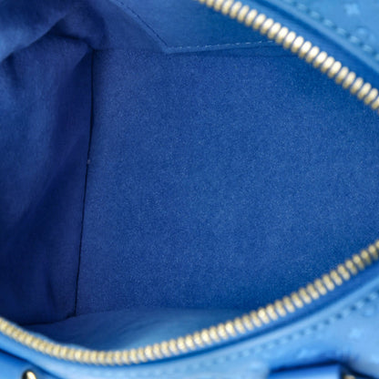 Louis Vuitton Speedy Bandouliere Bag Nanogram Embossed Leather 20
