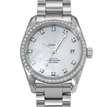 Omega Seamaster Aqua Terra Co-Axial 2509.75 White Men'S Used Watch #21118