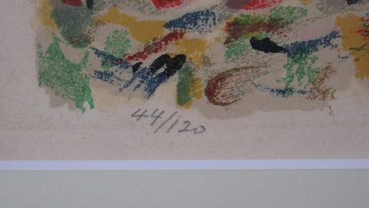 Henry Miller Lithograph Landscape Art signed ED 44/ 120 Framed Collectible Print