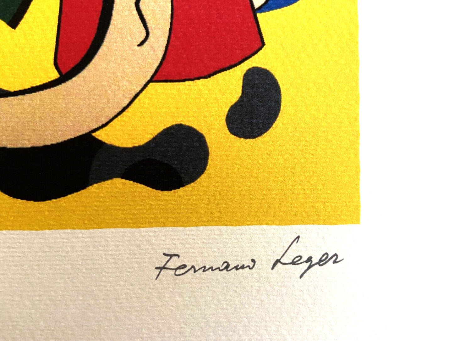 Fernand-Lger Lithograph Coa Signed Numbered Hand Published