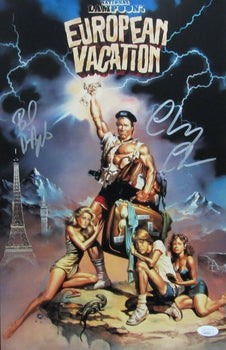 Chevy Chase/Beverly D'Angelo Autographed 11X17