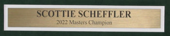 Scottie Scheffler Yellow 2022 Masters Pin Flag